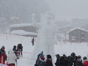 Ayder Kardan Adam Şenliği Başladı