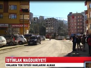 Rize’de İstimlak Mağdurlarının İsyanı